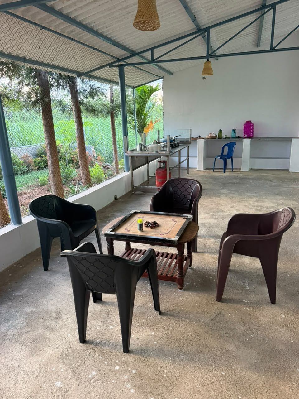 Veranda with seating